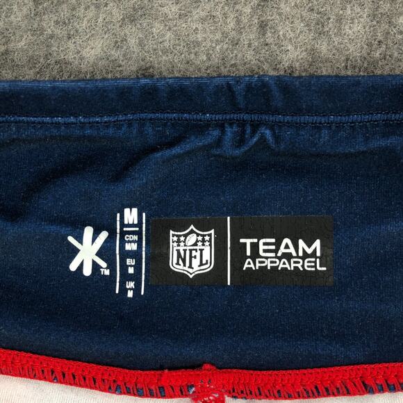 New England Patriots Womens Leggings Medium Red Blue Mid Rise Geometric Print - Picture 3 of 12